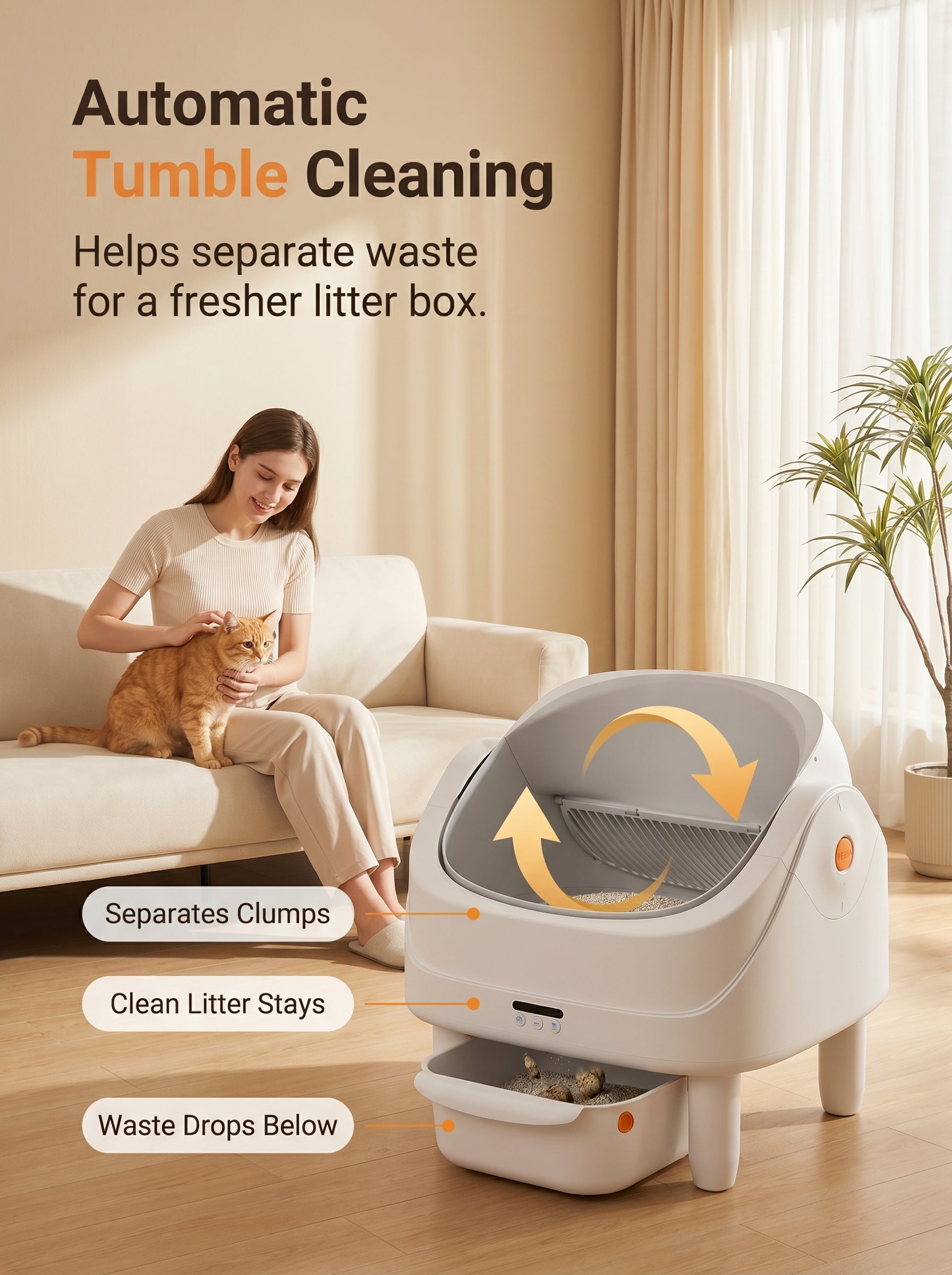 Pawnovi OmniScoop Automatic Cat Litter Box