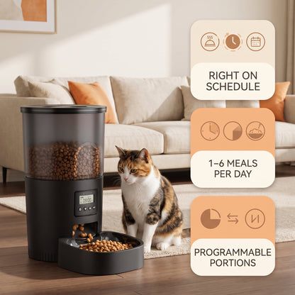 PawNovi 3L automatic feeder — scheduled meals and programmable portions
