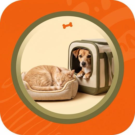 Cats and dogs sharing a calm home